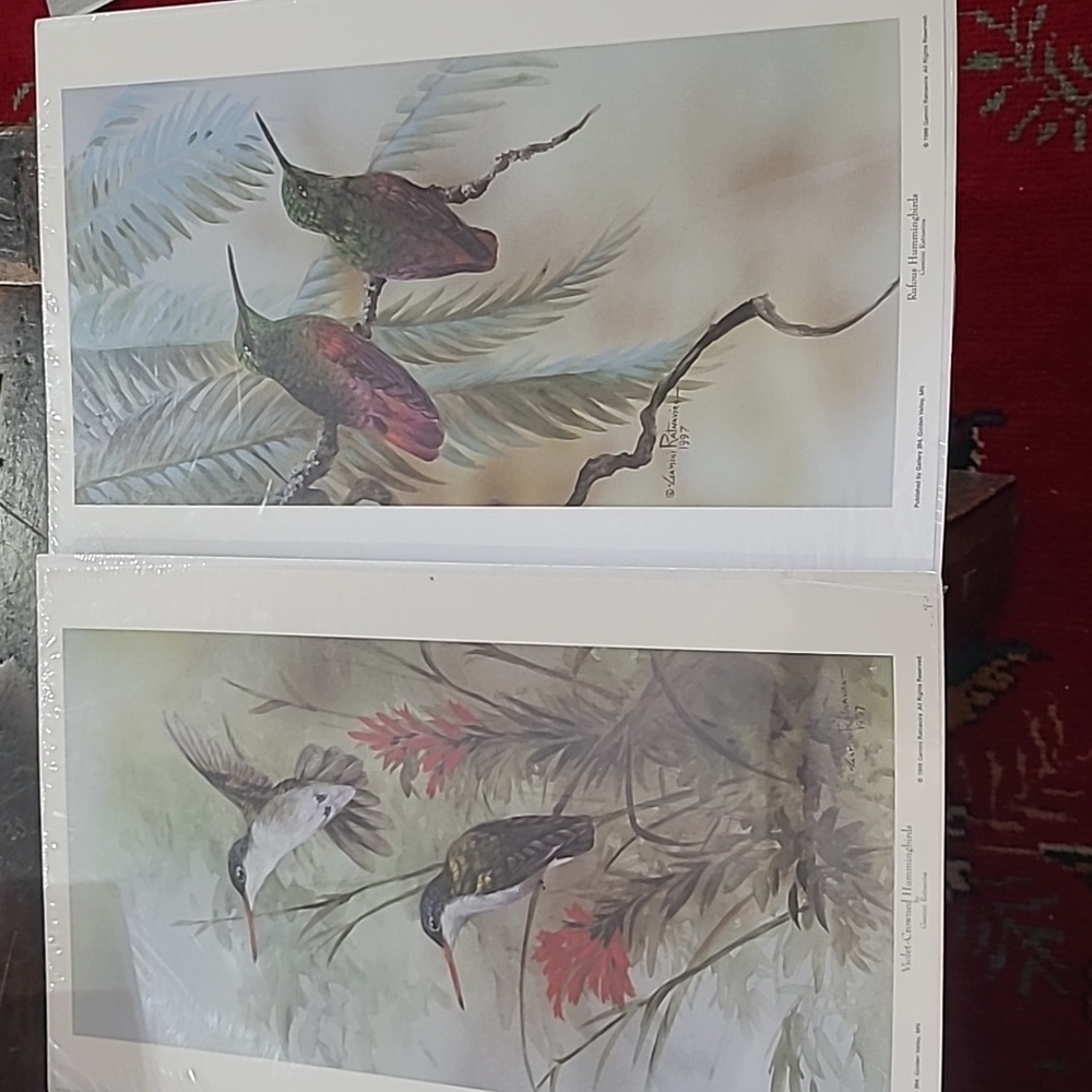 New Pair of Gamini Ratnavira Bird Prints